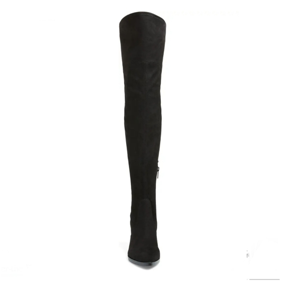 Ultra Sexy Marc Fisher LTD Black Microsuede OTK Boots - Picture 5 of 7